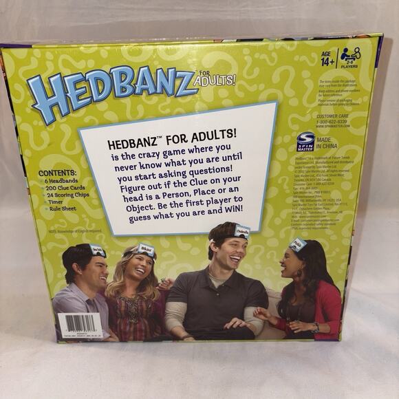 Hedbanz For Adults Everybody Knows But You! by Spin Master - NEW IN BOX - Picture 4 of 5